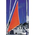 PLASTIMO FLOURESCENT STORM SAIL 3 SIZES ORANGE